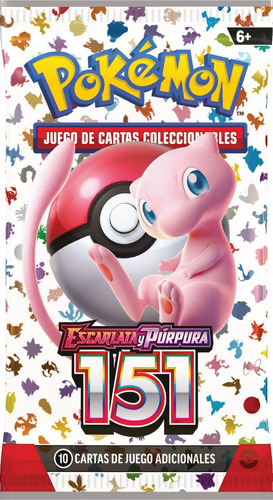 Pokemon Tcg 151 Sobre 10 Cartas Español Oferta