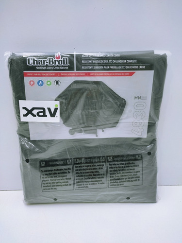 Imagen 4 de 4 de Forro Funda Parrillera Univ 68* Char Broil 5322 Xavi