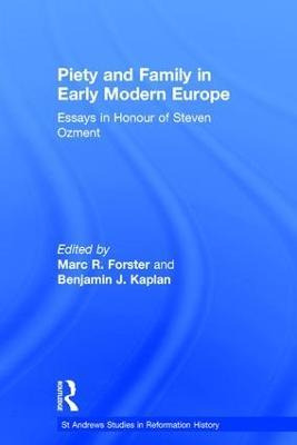 Libro Piety And Family In Early Modern Europe - Marc R. F...