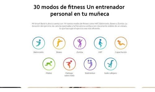 Imagen 10 de 10 de Xiaomi Mi Band 6 Smartwatch Reloj Mide Oxigeno Español 2021