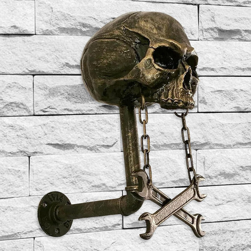 Casco De Moto Con Calavera Y Barba