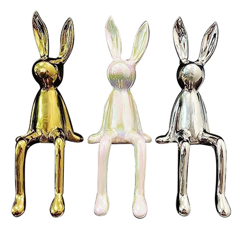 Adornos Pequeños Para Postura Sentada Con Forma De Conejo De
