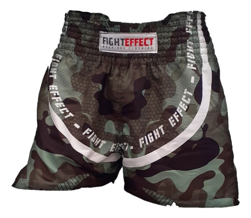 Short Muay Thai Fight Effect Camo Kick Mma Artes Marciales