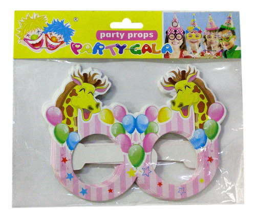 Pack 6 Mascaras Antifaz Cumpleaños Niños Adultos L18198