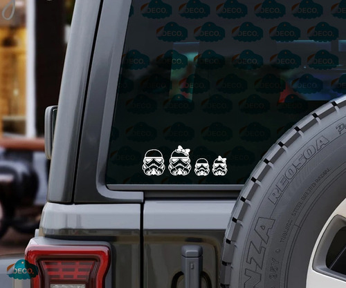 Sticker Familia Star Wars