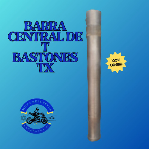 Barra Sola Para T De Bastones Moto Tx