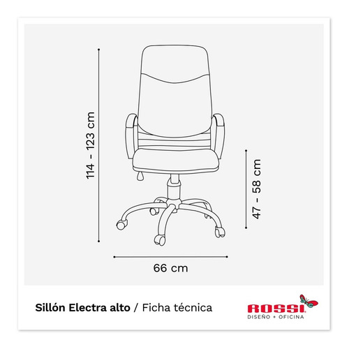 Imagen 10 de 10 de Sillón Gerencial Electra Estructura Cromada Diseño Rossi