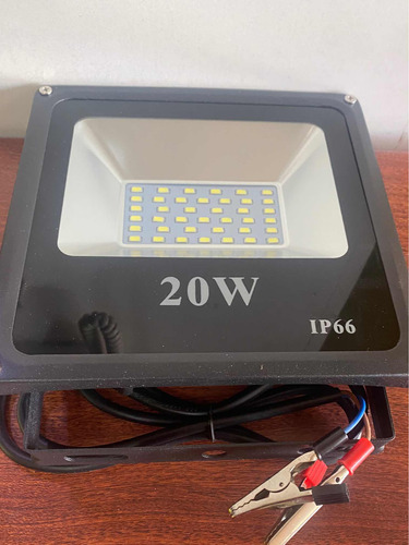 Foco Led 20w 12v Con Pinzas Luz Blanca