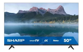 Pantalla Tv 50 Tv Uhd 4k/roku Sharp Smart 4t-c50dl7ur