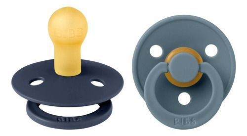 Chupetes Bibs Pacifier Setx2 Natural Libre Bpa 0-6m Talle1 Color Deep Space-petrol Round Nipple Período De Edad 0-6 Meses