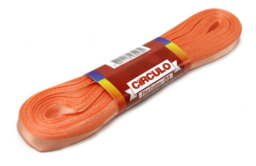 Fita De Cetim N01 10m - Círculo Cor 409-pessego