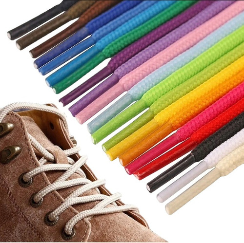 Cordon Redonda Para Zapatilla ,colores, 120, Y 140cm Largo