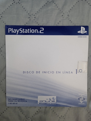 Disco De Inicio En Línea 1.0 Ps2 Original Físico (Usado)