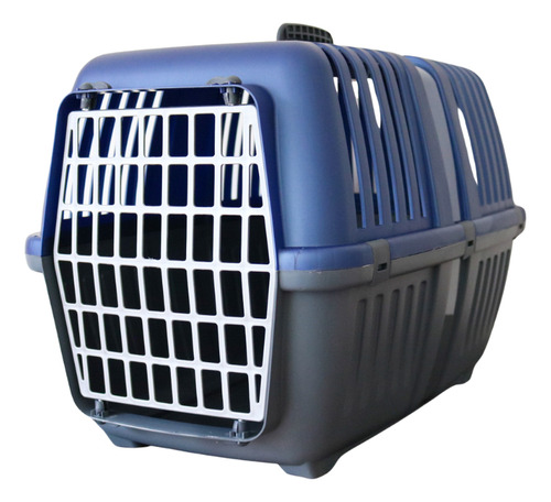 Transportadora Domus 1 - Mascotas Pequeñas - Beruplast Color Azul perlado
