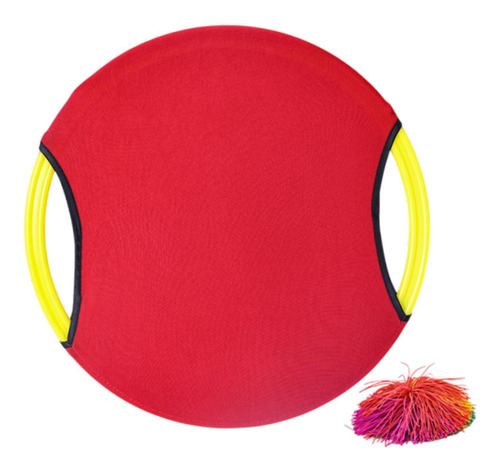 Trampoline Paddle Ball Set Kids Play Parent Paddle Rojo