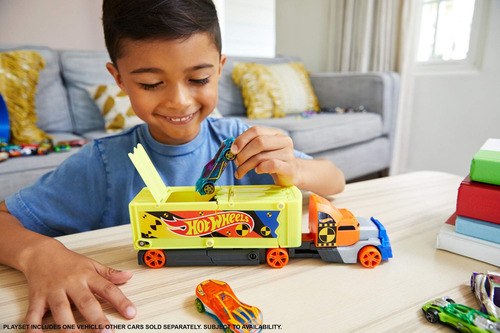 Hot Wheels Action Camión De Choques Y Acrobacias , Vehículo, Autos De Juguete, Pista, Edad: 3+, Gck39