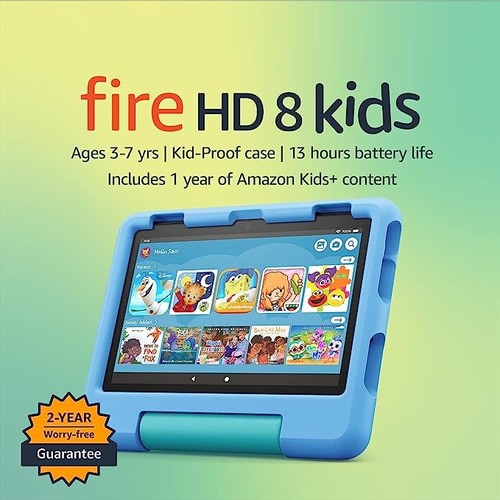 Tablet Amazon Fire Hd 8 Kids Hd De 8 Pul 32 Gb 2023