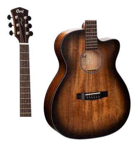 Imagem 2 de 10 de Violão Cort Core Oc Amh - Opb Captação Fishman All Solid
