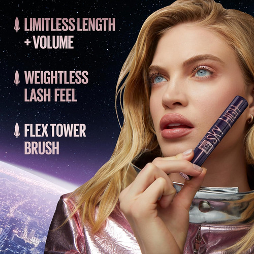 Máscara Lavable Maybelline Lash Sensational Sky High: Volumi