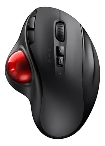 Ratón Trackball Inalámbrico Vssoplor, Usb Y Bluetooth