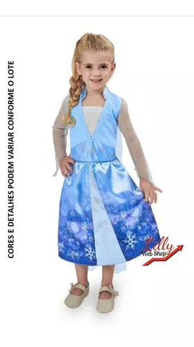 Fantasia Vestido Frozen, Elza