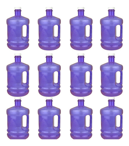 18 Piezas De Botella De Agua Mini Garrafon 2 Litros Mayoreo