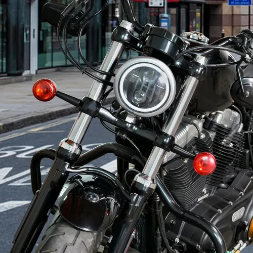 Kit Reubicación Soportes Señal Giro Delanteros Harley Sports