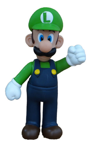 Muñeco Luigi, original de Super Mario Bros Big Kart 64