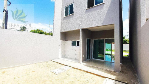 Imagem 10 de 28 de Casa Duplex Em Condomínio Fechado No Eusébio. - Ca1038