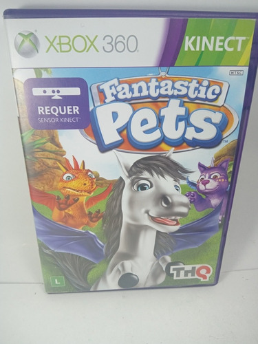 Jogo Xbox 360 Fantastic Pets Original Kinect Infantil 