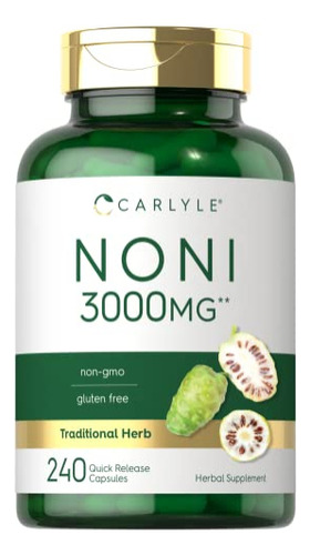 Suplemento Carlyle Suplemento Noni Sabor Sem Sabor De 0.34floz X 240 Un