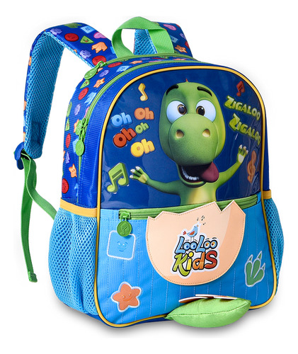 Mochila De Costas Escolar Com Touca Looloo Kids Zigaloo