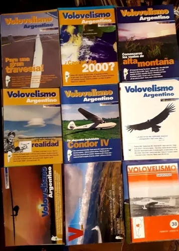 Volovelismo Argentino Lote De 43 Revistas Aviación Planeador (Usado)