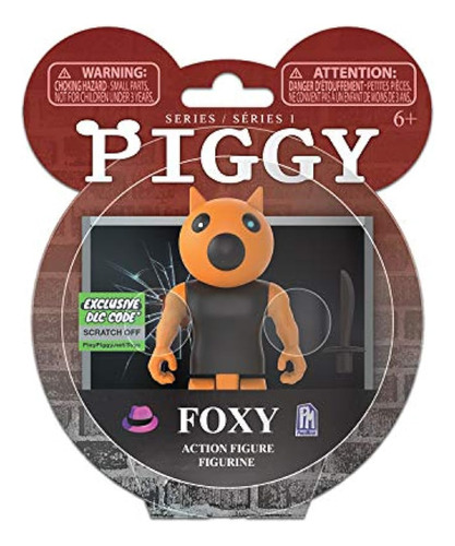 Piggy Foxy Series 1 3.5  Figura De Acción (incluye Elementos