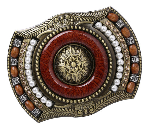Hebilla De Vaquero Indio Boho Occidental Para Hombre, Nativo