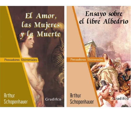 Lote X 2 Libros Filosofia - Arthur Schopenhauer 