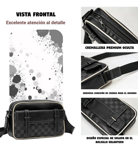 Umjofa Bolso De Hombro A Cuadros Informal De Negocios