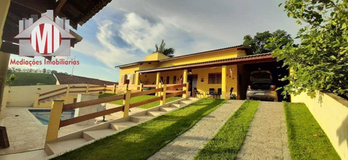 Imagem 9 de 9 de Linda Chácara Com 3 Dormitórios, Piscina, Pomar, Ótimo Padrão De Construção, À Venda, 1000 M² Por R$ 495.000 - Zona Rural - Pinhalzinho/sp - Ch0813