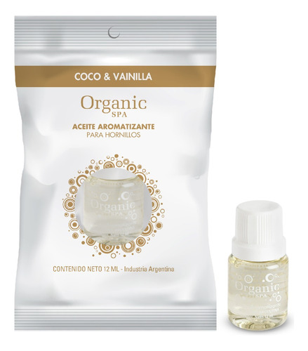 Aceite Aromatizante Coco Vainilla Organic Spa