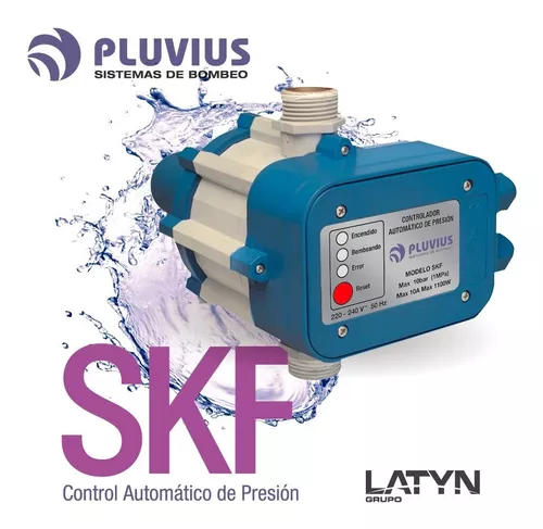 Presurizador Agua Control Automatico Presion Pluvius Caf