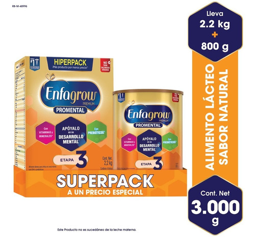 Enfagrow Premium Etapa 3 Super Pack X 3.000 Gr
