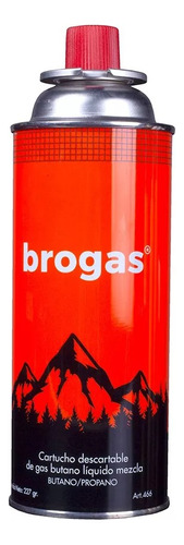 Gas Butano 227gr Brogas Camping Pesca Cocina  