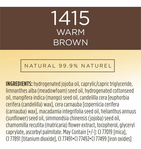 Las Abejas De Burt Nutritivo Lápiz De Ojos, Brown Caliente -