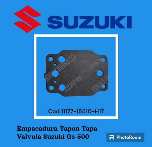 Empacadura Tapon Tapa Valvula Suzuki Gs-500 