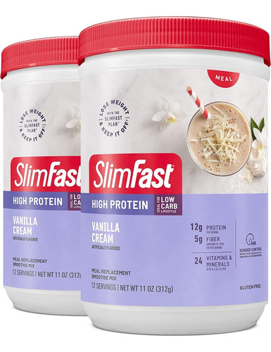 Slimfast Advanced Nutrition Crema De Vainilla X 2 Und