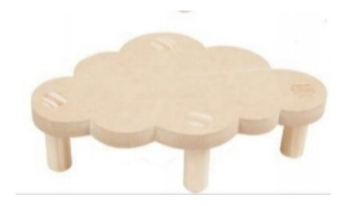 Tarima Nube Candy Bar 28x18 Cm. Para Muffins Madera Mdf