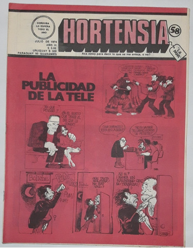 Revista Hortensia X 5 Unidades A Elección 