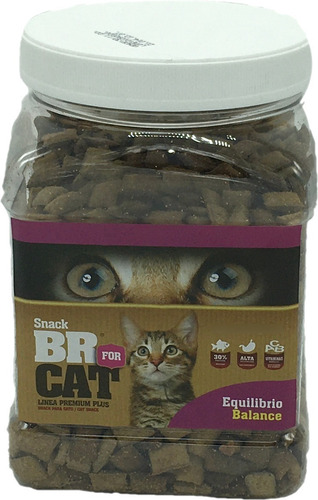 Imagen 1 de 1 de Snack Gatos Br For Cat Nuggets Equilibrio X 350 Gr