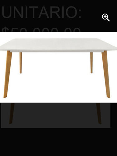 Mesa Eames Blanca 160