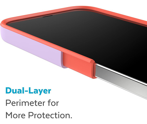 Funda Speck para iPhone 14 Pro Max, delgada, protección contra caídas, resistente a los arañazos con tacto suave para iPhone 14 Pro Max de 6,7 pulgadas, funda de doble capa